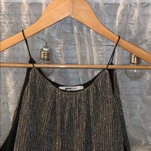 Metallic Silver Dress